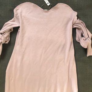 Midi Dress ❤️ Tie Cold Shoulders